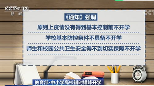 教育部規(guī)范開學(xué) 疫情得到控制前，中小學(xué)高校錯(cuò)時(shí)錯(cuò)峰教學(xué)有序進(jìn)行